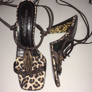 Strappy Donald J. Pliner Animal Print Heels